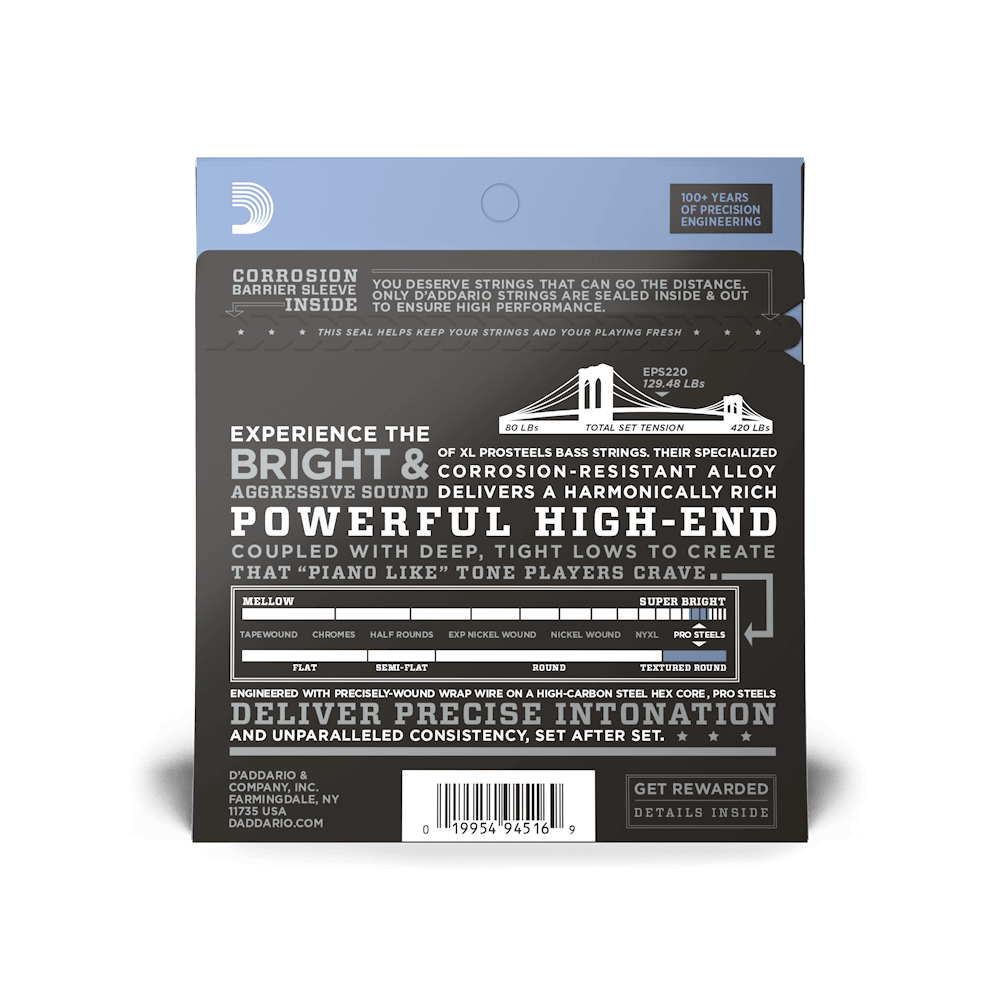 d-addario-xl-prosteels-bass-saiten-40-95-super-light-long-scale image 3