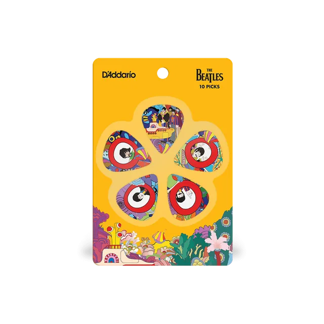 d-addario-yellow-submarine-50th-anniversary-plektren-set-10x-celluloid image 1