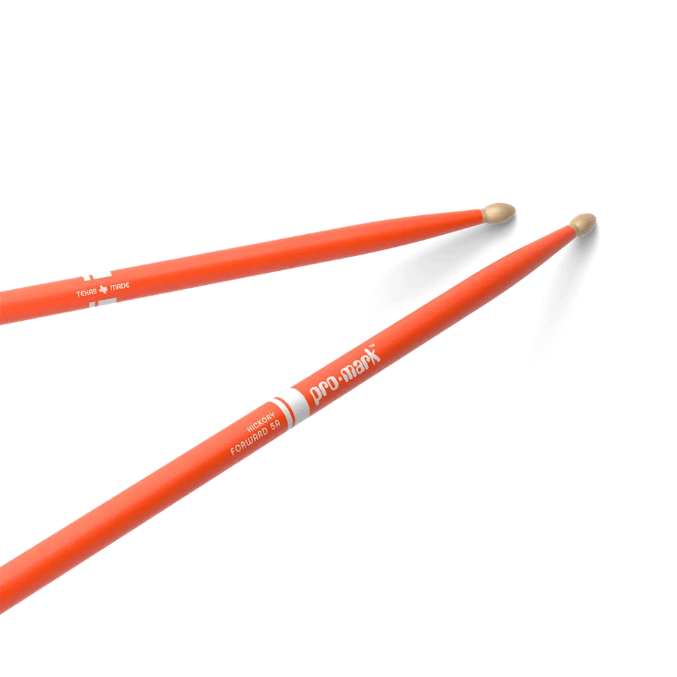 d-addario-promark-classic-5a-painted-drumsticks-oval-tip image 1