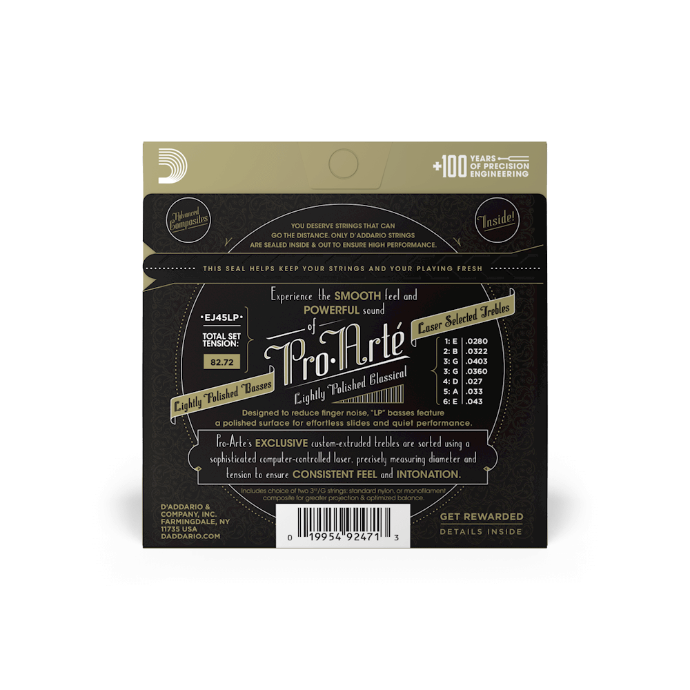 d-addario-pro-art-composite-leicht-poliert-normal-tension-klassikgitarrensaiten image 3