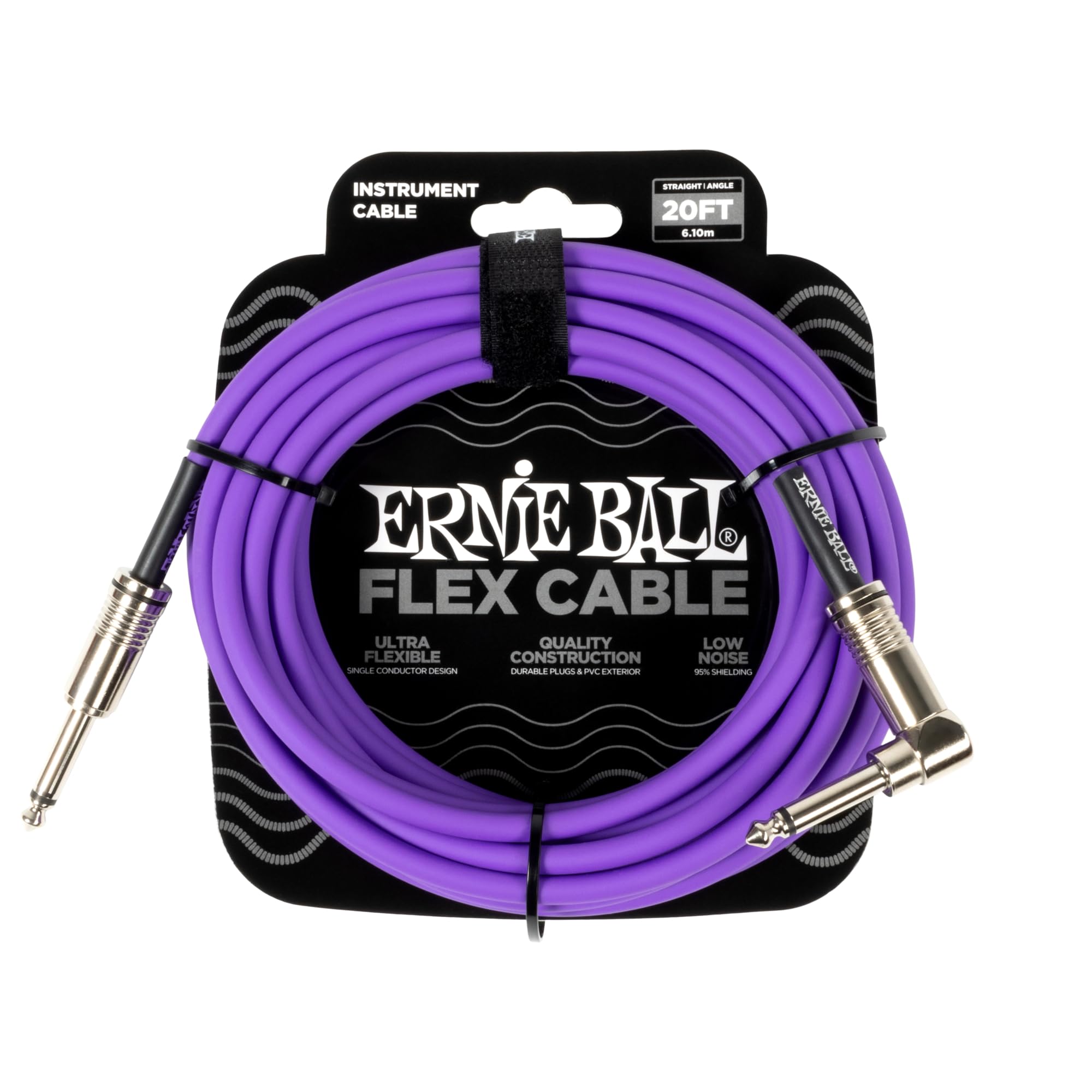 ernie-ball-flex-instrumentenkabel-3-05-m-orange-gerade-gerade image 8