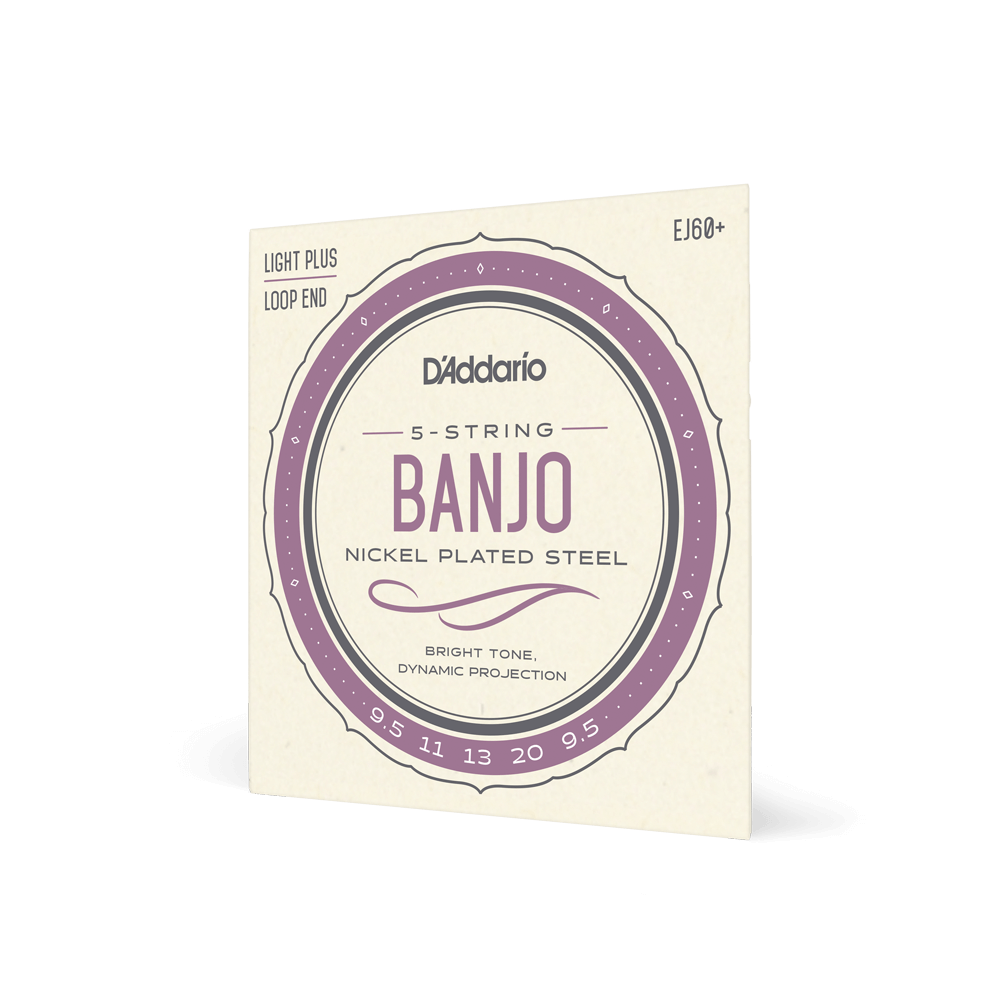 d-addario-ej60-5-string-banjo-saiten-light-plus-nickel-9-5-20 image 1