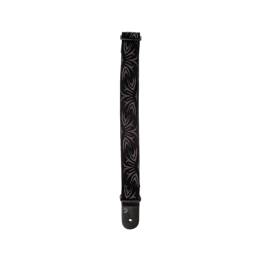 d-addario-woven-gitarrengurt-black-grey-tattoo image 3
