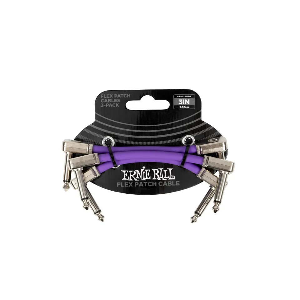 ernie-ball-flex-patchkabel-3in-lila-3er-pack image 1