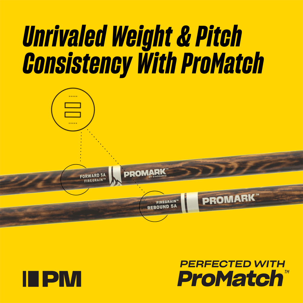 d-addario-promark-rebound-5b-hickory-drumsticks-acorn-wood-tip-bonus-4er-pack-in image 5
