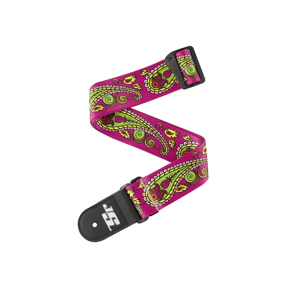d-addario-joe-satriani-gitarrengurt-paisley-purple image 1