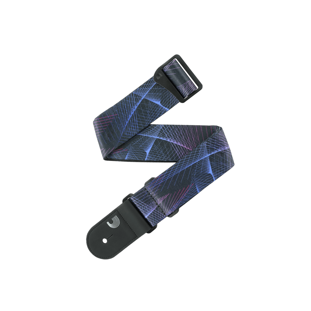 d-addario-outrun-polyester-gitarren-gurt-kaleidoscope image 1