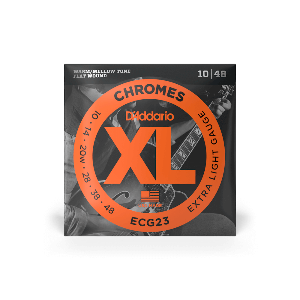 d-addario-xl-chromes-e-gitarrensaiten-10-48-extra-light-flatwound image 4