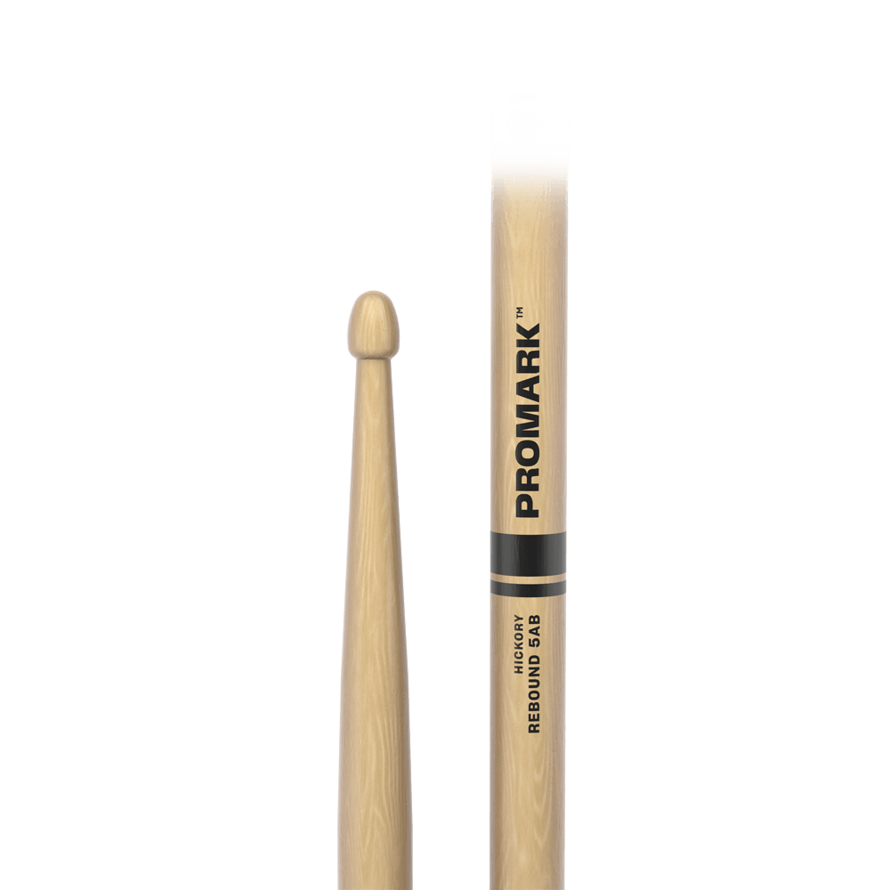 d-addario-promark-rebound-5ab-hickory-drumsticks-eichelkopf-holz-tip image 5