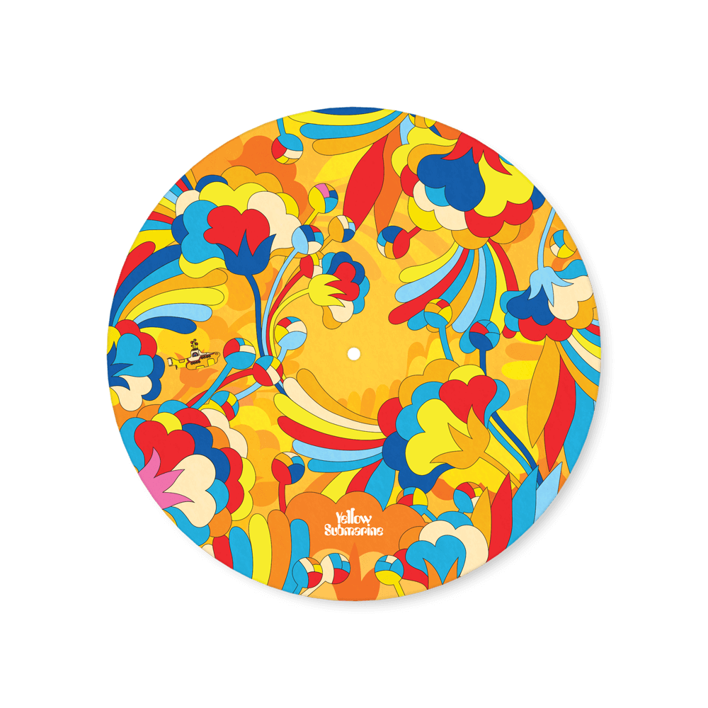d-addario-beatles-yellow-submarine-plattenteller-matte-aus-filz image 1