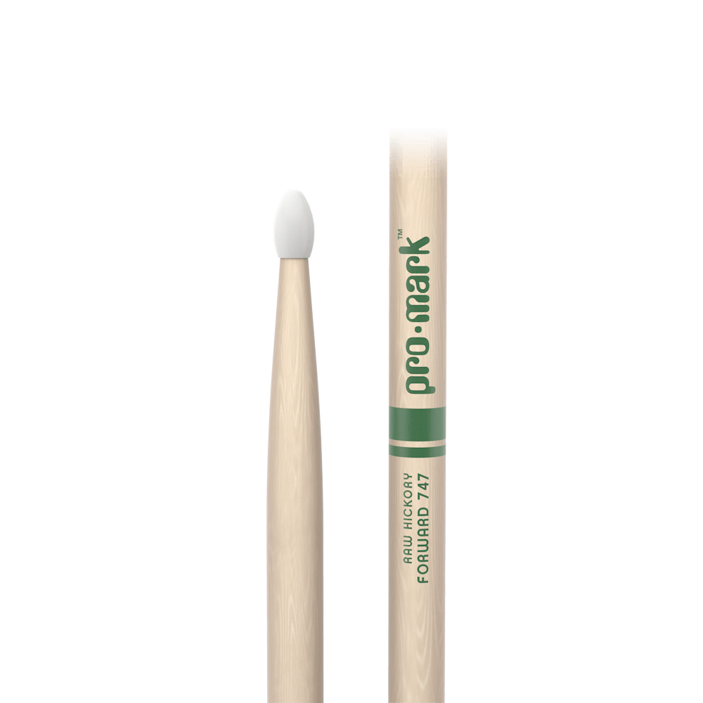 promark-classic-forward-747-drumsticks-hickory-nylon-tip-14-mm-x-412-8-mm image 2