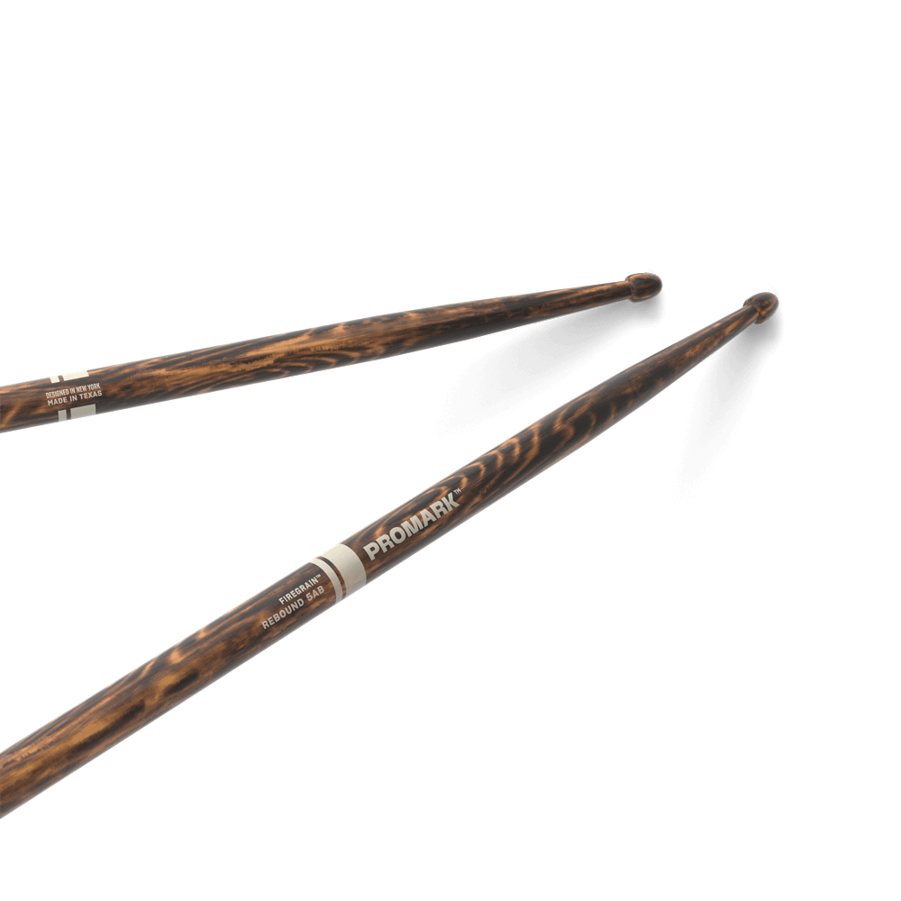 d-addario-promark-rebound-5ab-firegrain-hickory-drumsticks-mit-acorn-wood-tip image 1