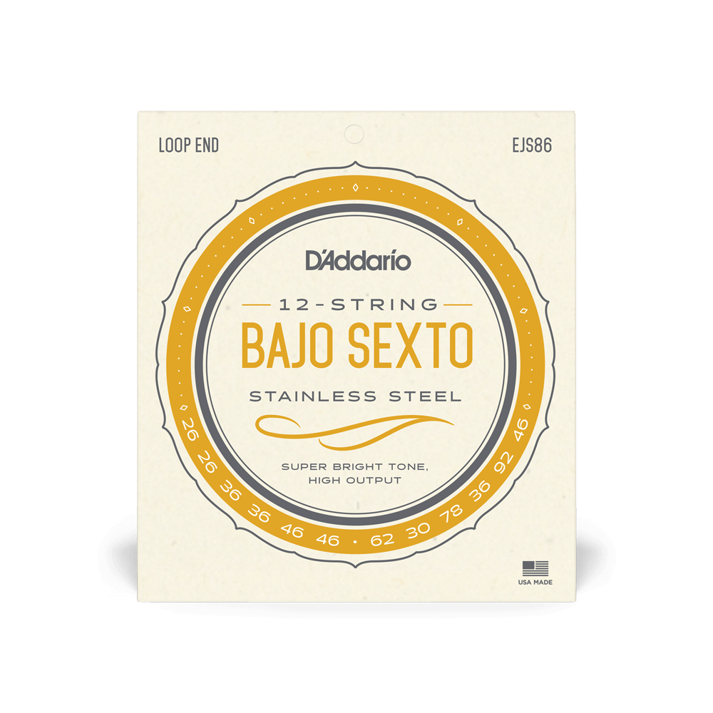 d-addario-bajo-sexto-12-saitig-edelstahl-saitensatz image 2