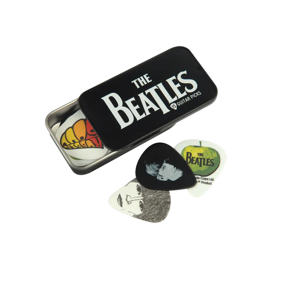d-addario-beatles-plektren-dose-15x-medium-celluloid image 1