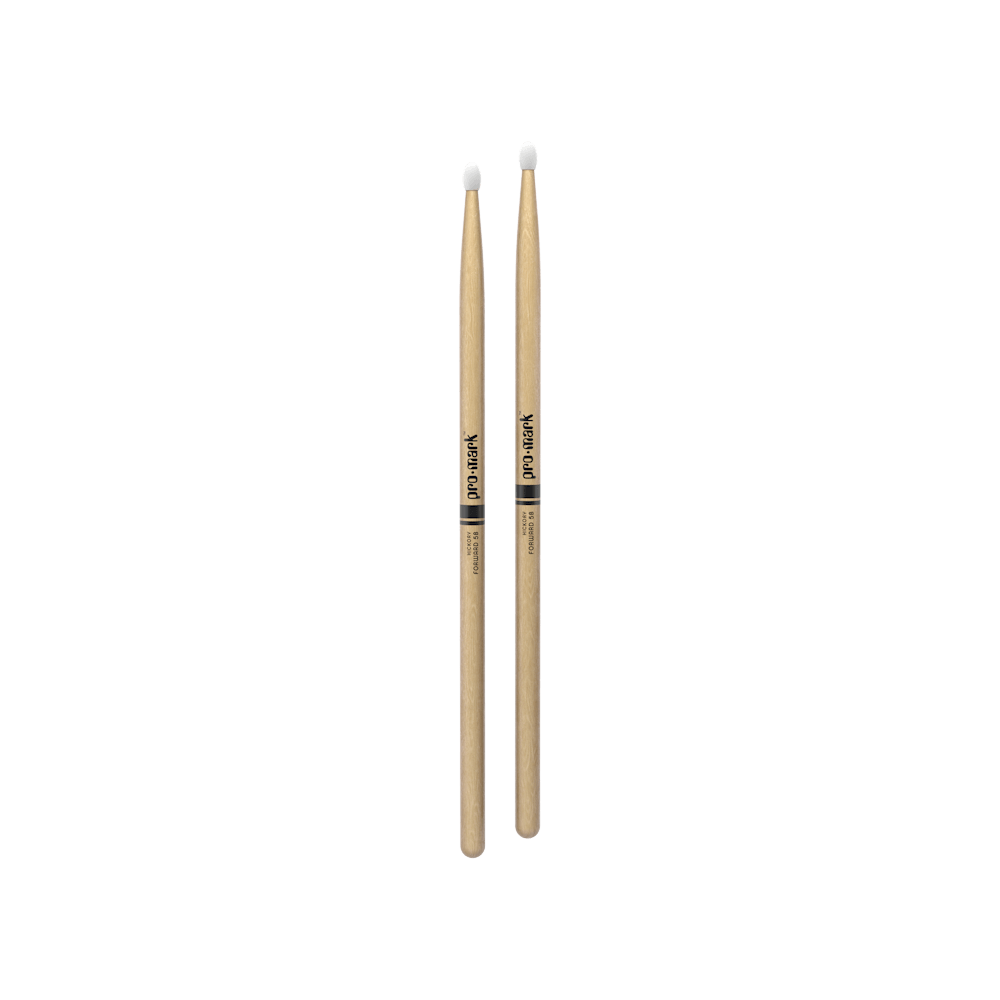 promark-classic-forward-5b-hickory-drumsticks-oval-nylon-tip image 3