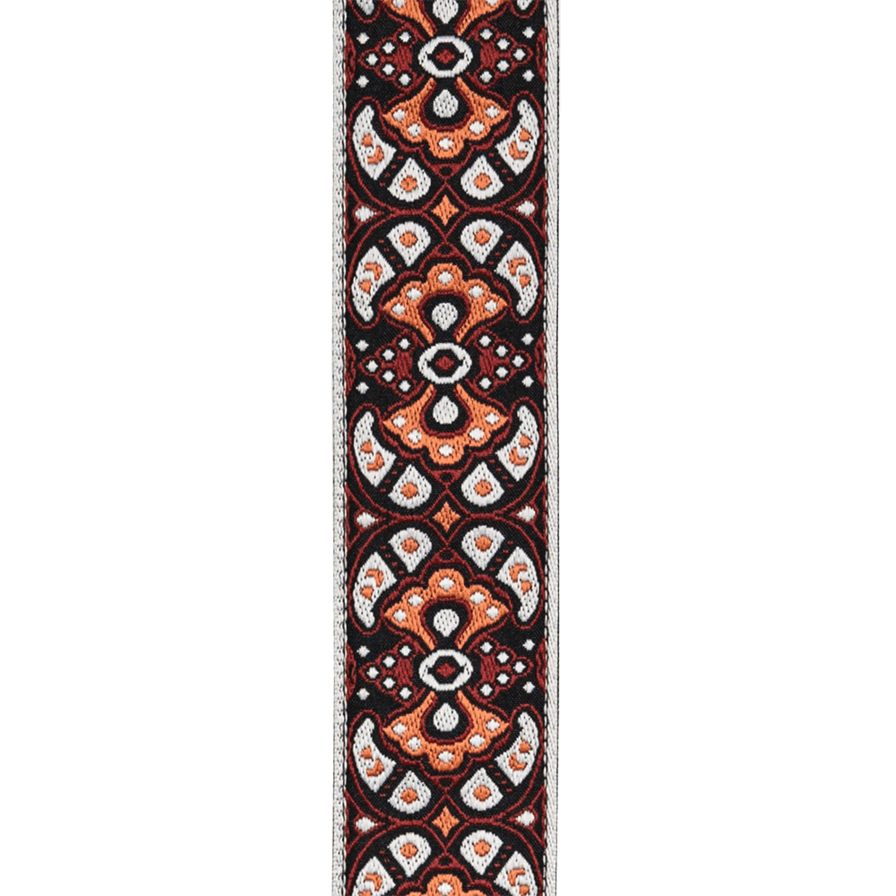 d-addario-eco-comfort-woven-gitarrengurt-rot-orange image 2