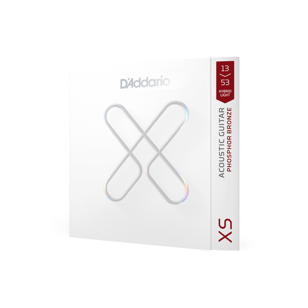 d-addario-xs-phosphor-bronze-13-53-hybrid-light-beschichtete-akustikgitarrensait image 1