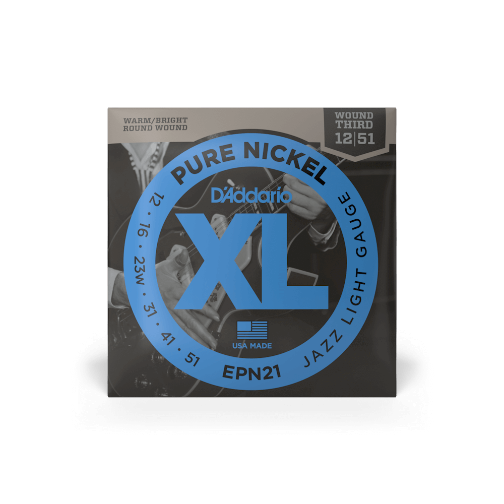 d-addario-xl-pure-nickel-e-gitarrensaiten-12-51-jazz-light image 2