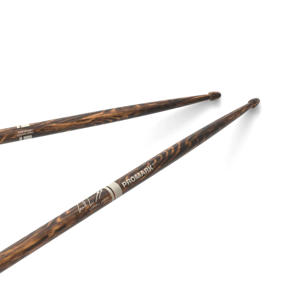 d-addario-larnell-lewis-signature-firegrain-hickory-drumsticks-wood-tip image 1