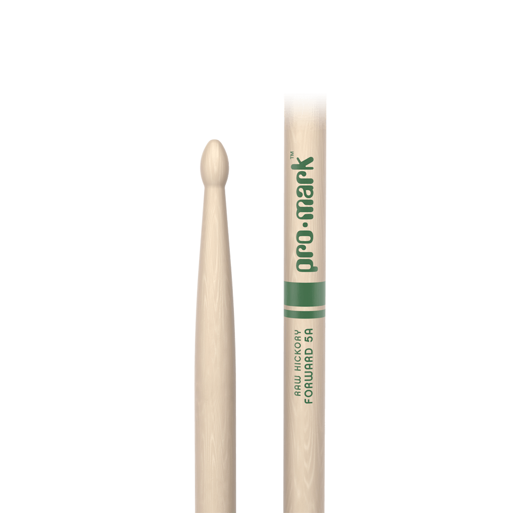 d-addario-classic-forward-5a-raw-hickory-drumsticks-oval-wood-tip image 2