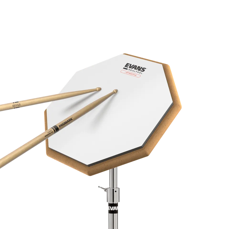 d-addario-realfeel-attacktile-drum-pad-scholastic-pack-10-zoll-mit-st-nder-und-s image 1