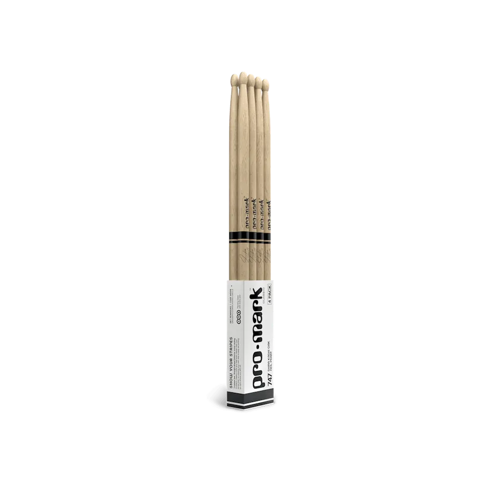 d-addario-promark-neil-peart-747-shira-kashi-oak-drumsticks-4-pack image 1
