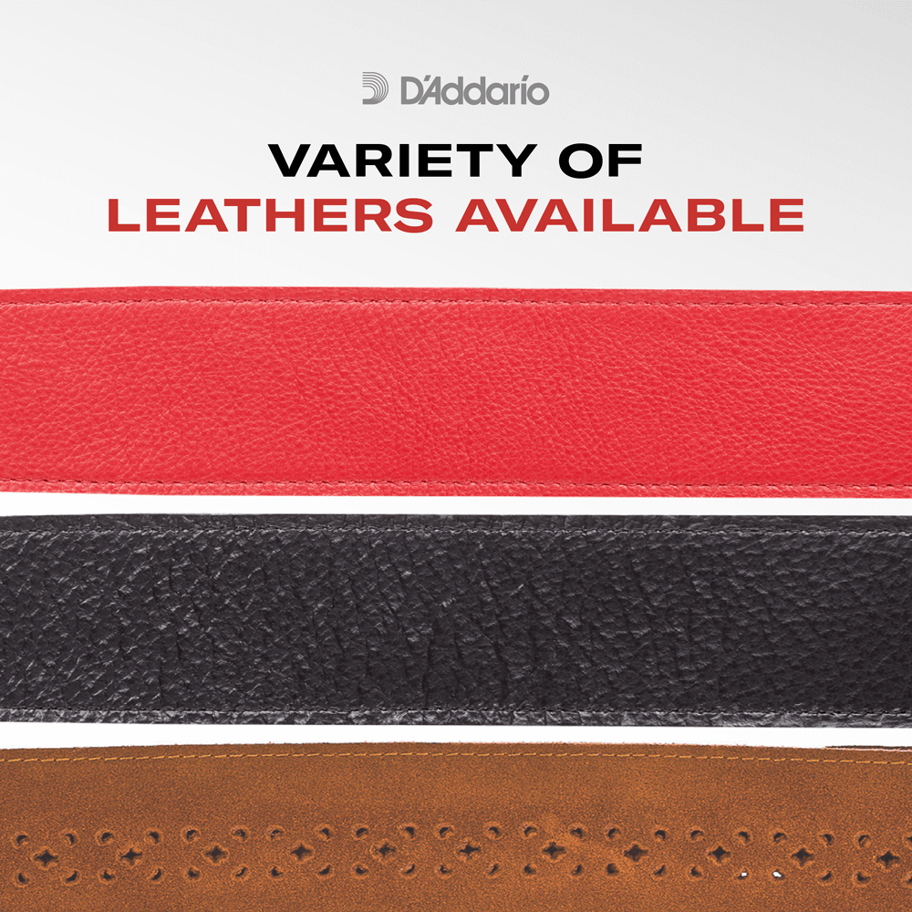 d-addario-suede-gitarrengurt-lila-leder-gurt image 5