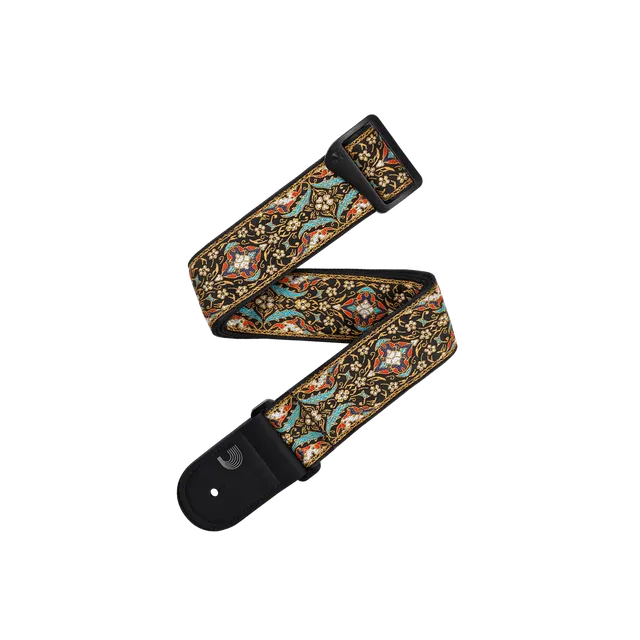 d-addario-eco-comfort-gitarrengurt-persian-woven-schwarz image 1