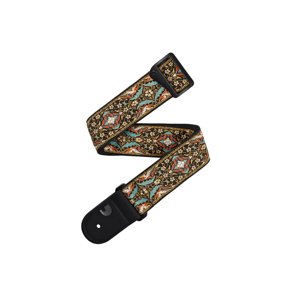 d-addario-eco-comfort-gitarrengurt-persian-woven-schwarz image 1