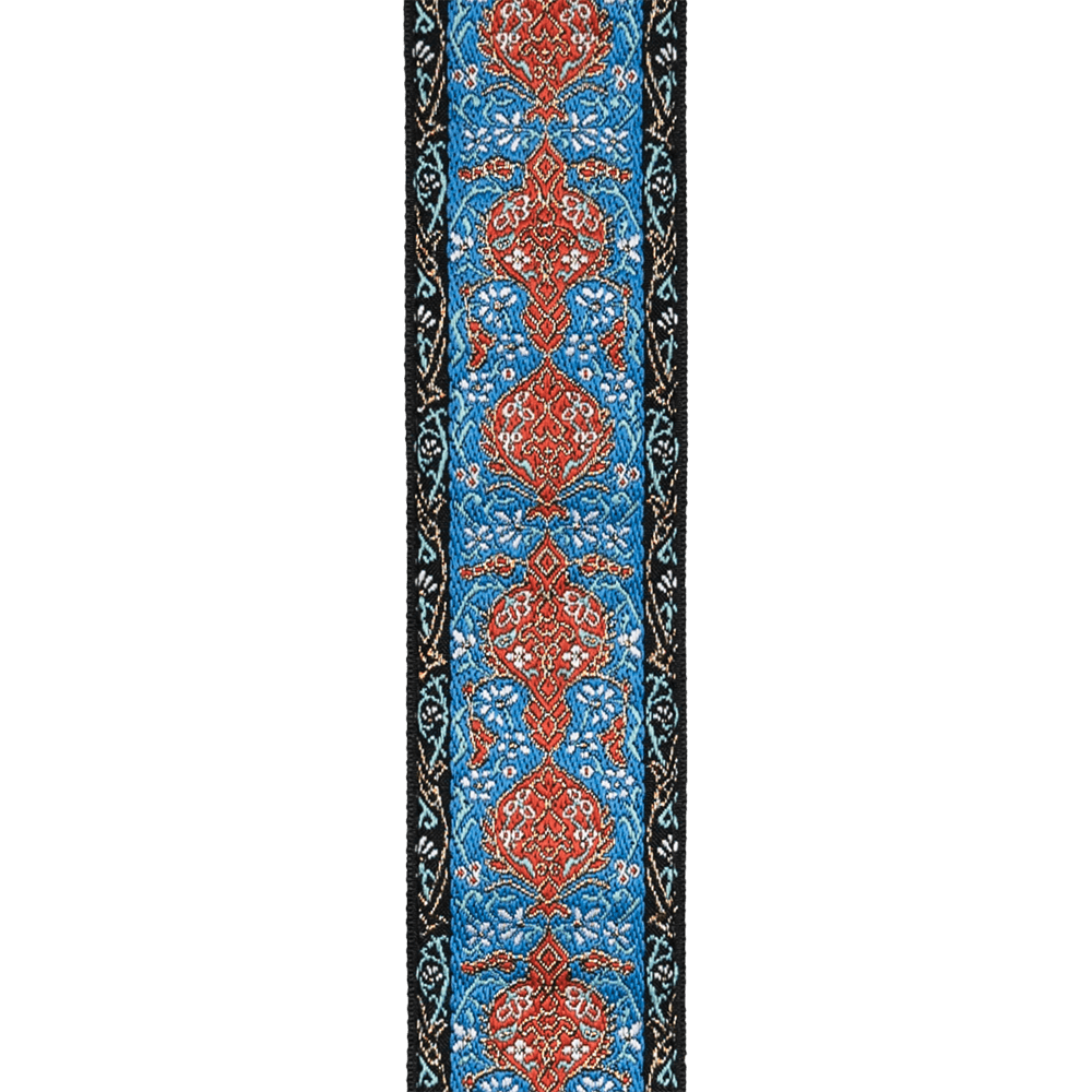 d-addario-eco-woven-gitarrengurt-blue-orange image 2