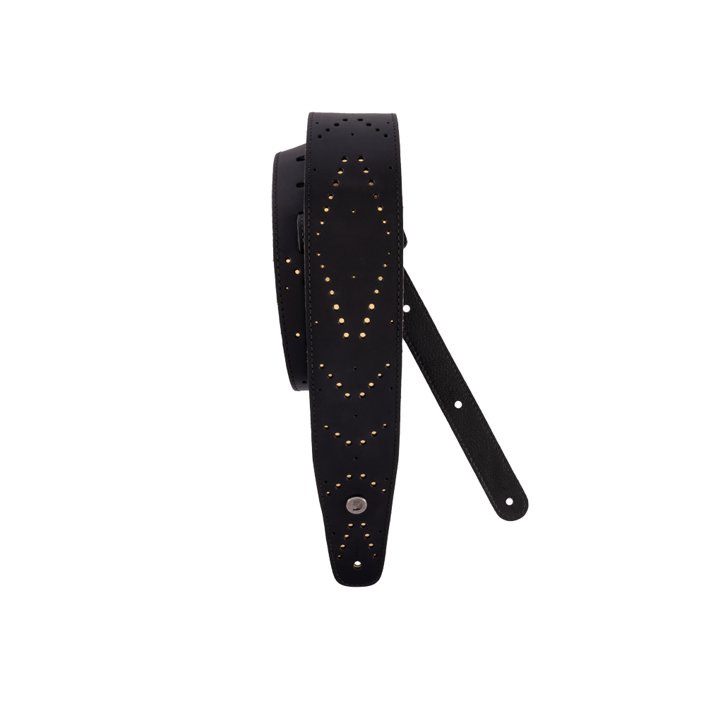 d-addario-deluxe-series-vented-leather-gitarrengurt-star-dust image 1