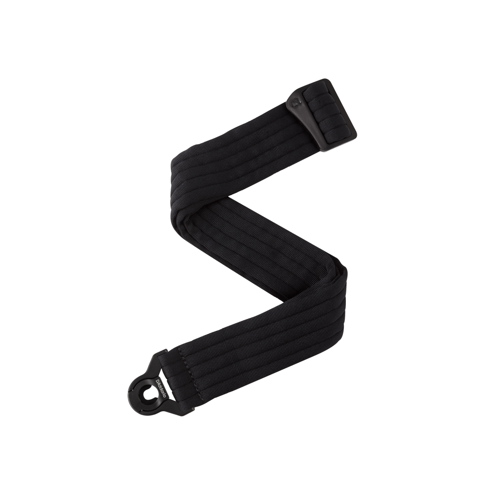 d-addario-auto-lock-gitarrengurt-black-padded-stripes image 1