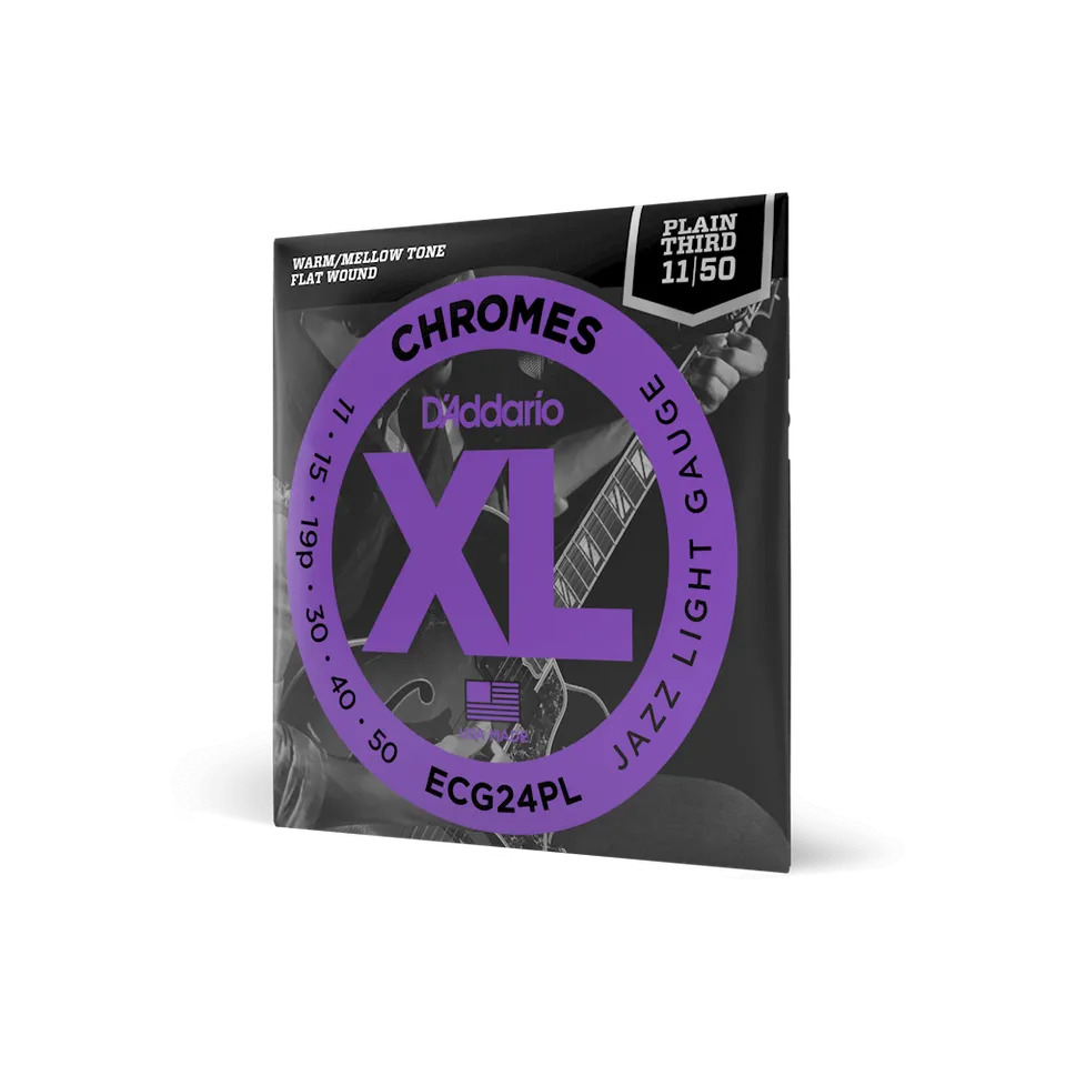 d-addario-xl-chromes-e-gitarren-saiten-11-50-jazz-light-flatwound image 1