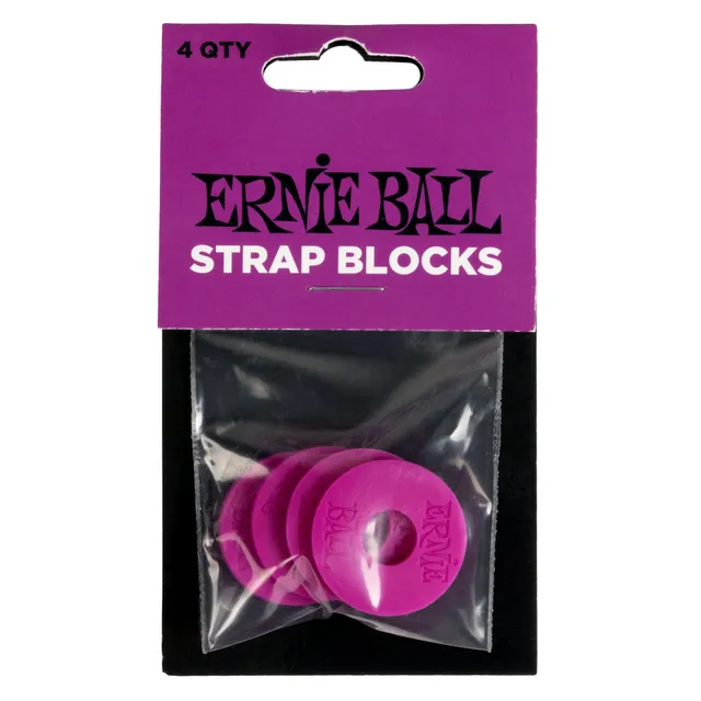 ernie-ball-strap-blocks-gurt-sicherung-4er-pack-lila image 1