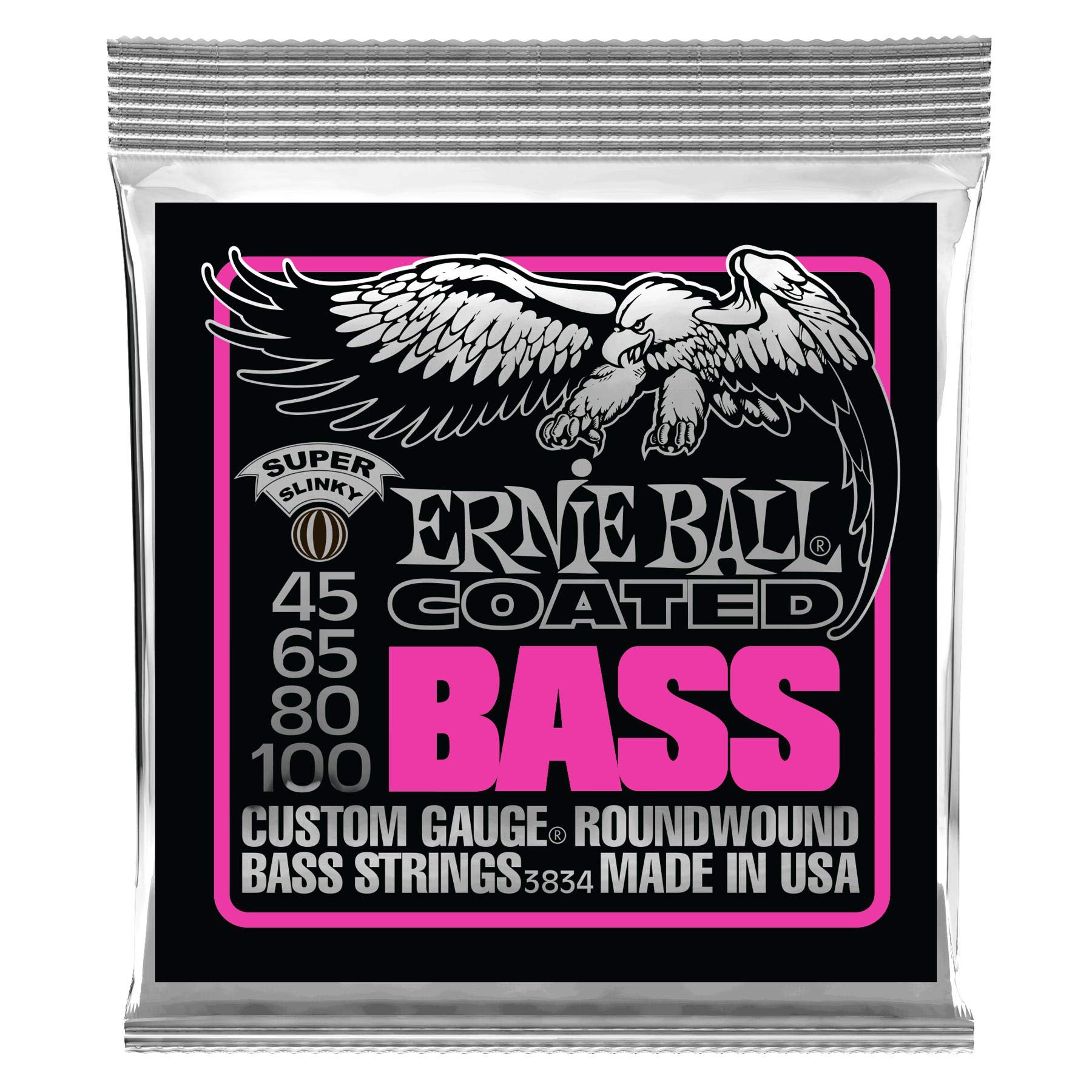 ernie-ball-super-slinky-coated-e-bass-saiten-45-100 image 1