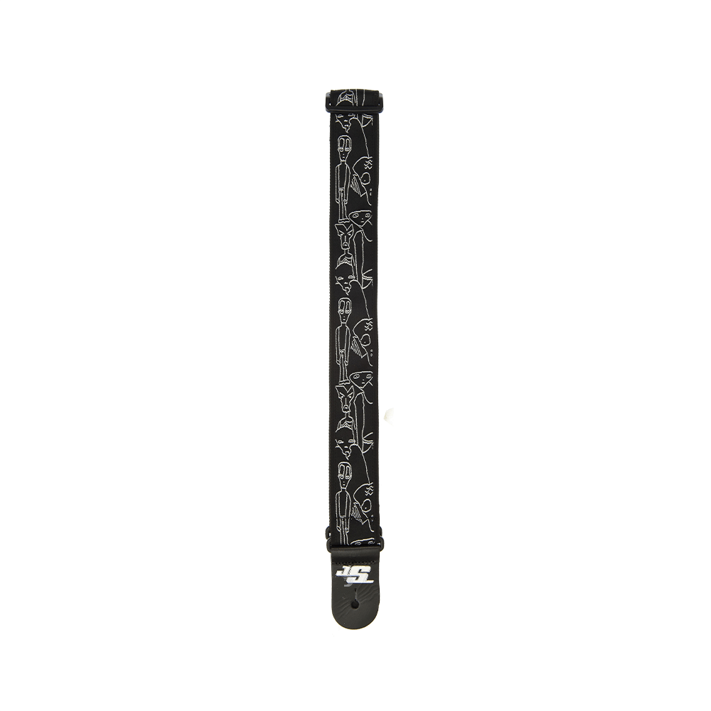d-addario-joe-satriani-gitarrengurt-silver-sketches-auto-lock image 3