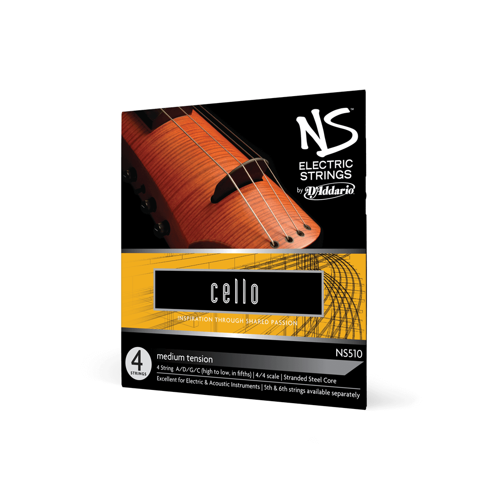 d-addario-ns-electric-cello-saitensatz-4-4-medium-tension image 1