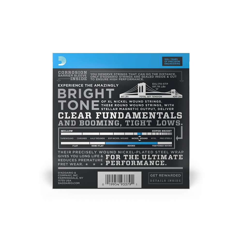 d-addario-xl-nickel-5-saiter-bass-saiten-45-130-regular-light-long-scale image 5
