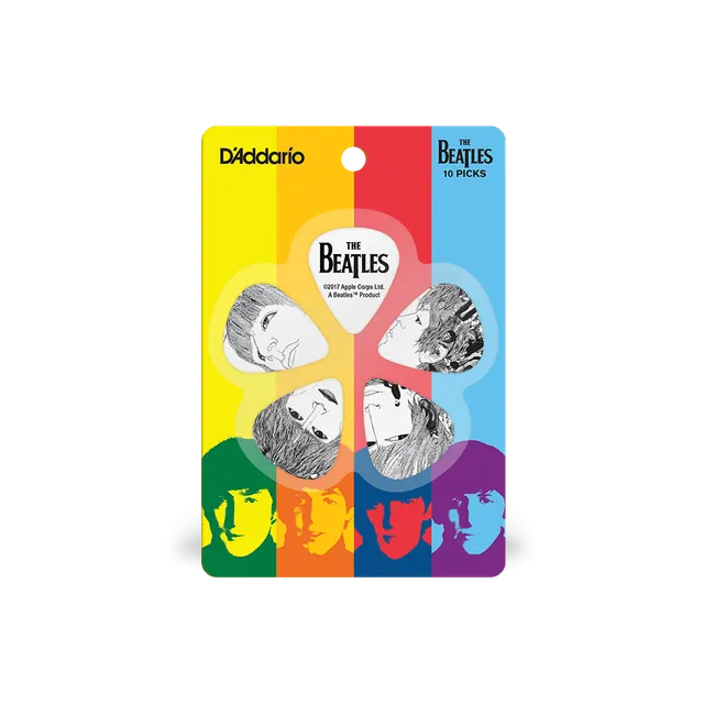 d-addario-beatles-revolver-guitar-picks-thin-10er-plektren-set image 1