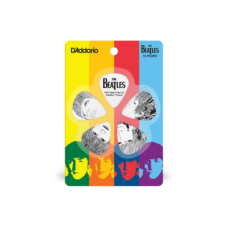 d-addario-beatles-revolver-guitar-picks-thin-10er-plektren-set image 1