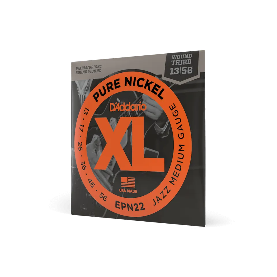 d-addario-xl-pure-nickel-13-56-jazz-medium-e-gitarren-saiten image 1