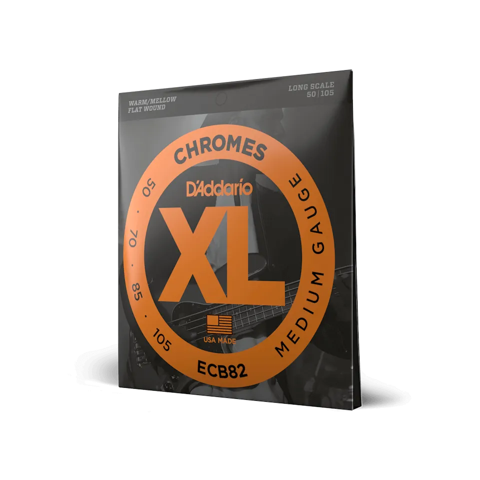 d-addario-xl-chromes-flatwound-basssaiten-50-105-long-scale image 1