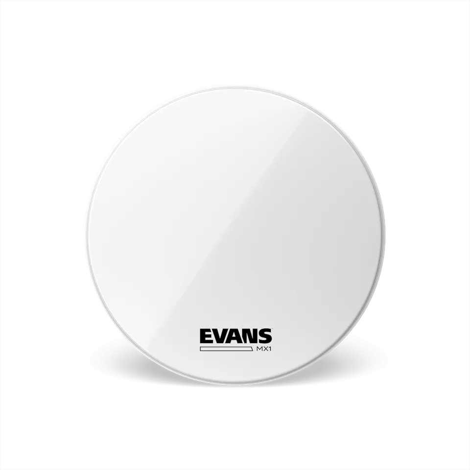 d-addario-evans-mx1-white-marching-bass-drum-fell image 1