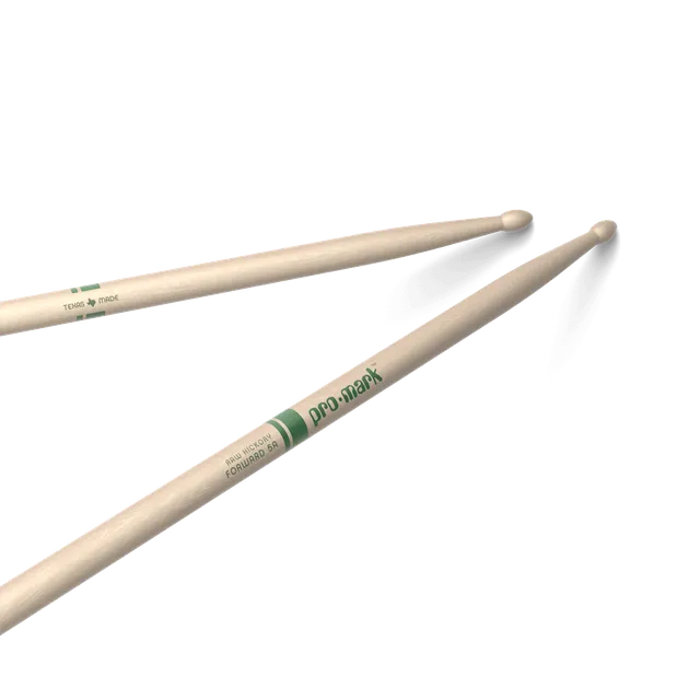 d-addario-classic-forward-5a-raw-hickory-drumsticks-oval-wood-tip image 1