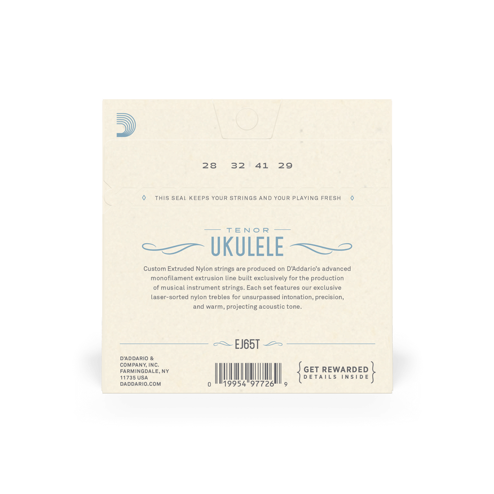 d-addario-pro-art-ej65t-tenor-ukulele-saiten-custom-extruded-nylon image 3