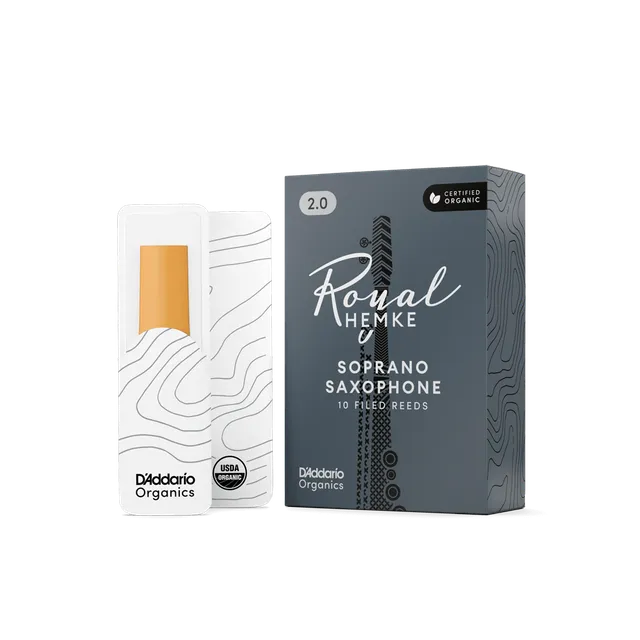 d-addario-royal-hemke-organic-sopran-saxophon-bl-tter image 1