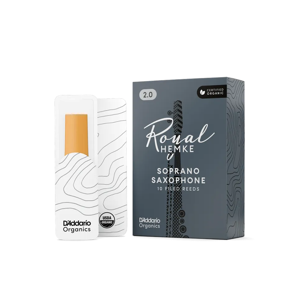 d-addario-royal-hemke-organic-sopran-saxophon-bl-tter image 1