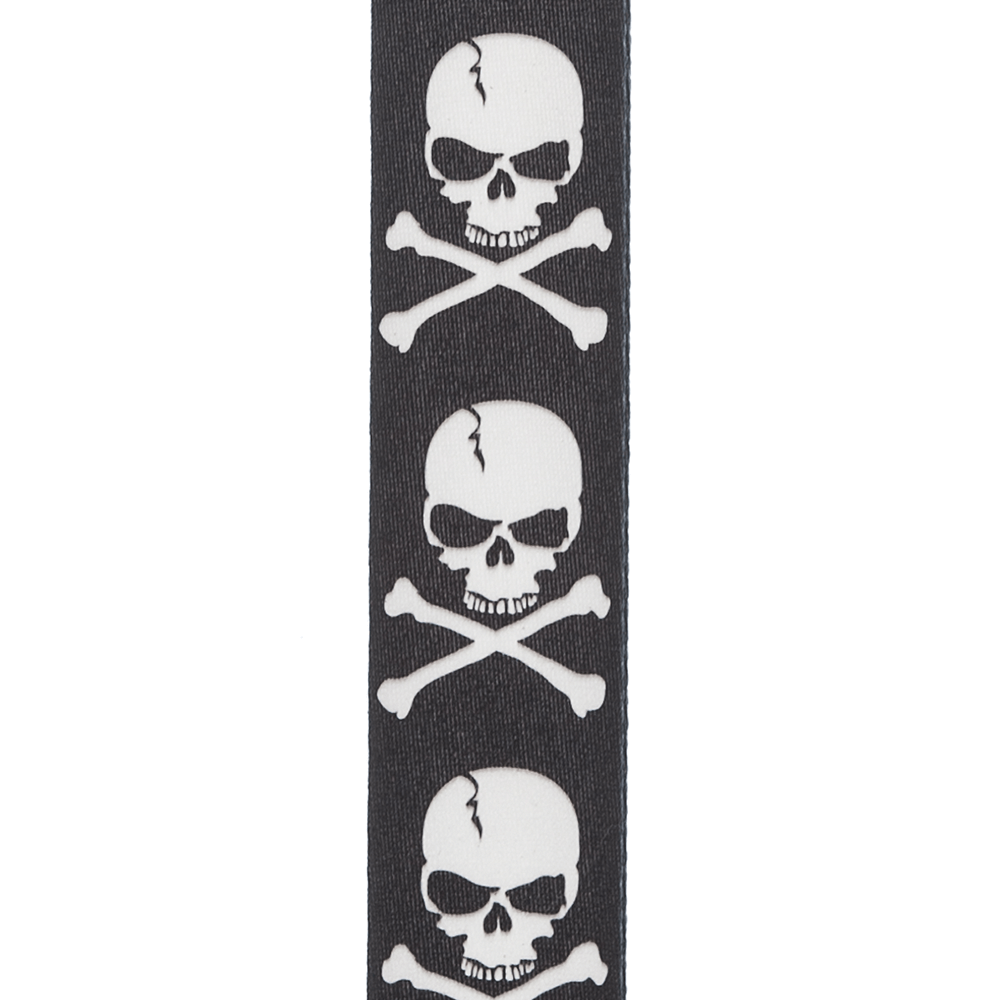 d-addario-sublimation-gitarrengurt-skull-and-cross-bone image 2