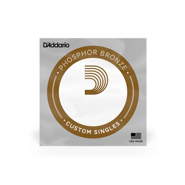 d-addario-phosphor-bronze-wound-einzelsaite-ersatzsaite-f-r-akustikgitarre image 1