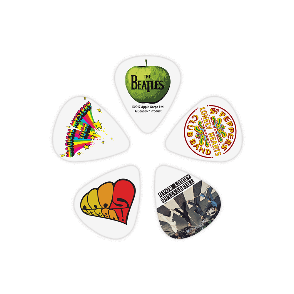 d-addario-classic-albums-gitarren-plektren-10er-pack-beatles-thin image 4